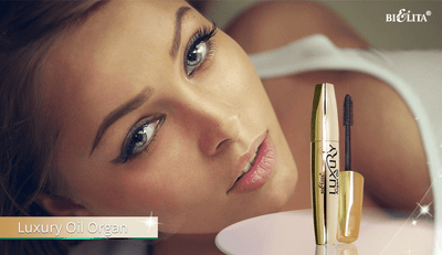 Luxury Mascara Look False Lash Effect Argan Oil Strengthens Eyelash Black Belita | Belcosmet