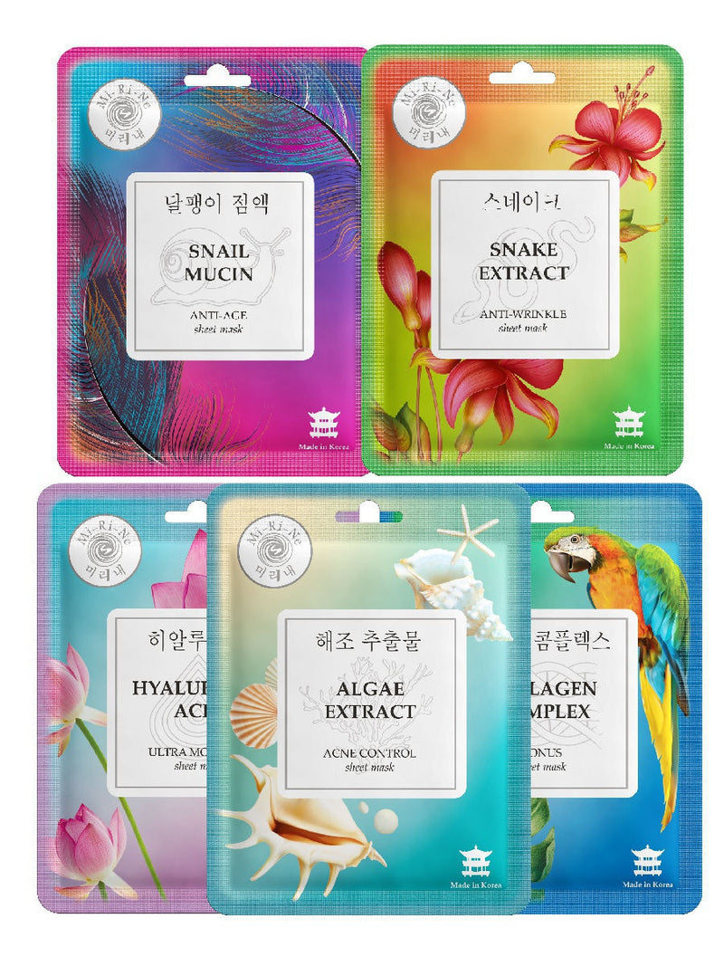 Tonic Facial Mask with Collagen Complex Korean Beauty Secret Mi-Ri-Ne | Belcosmet