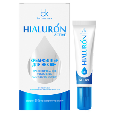 Eye Cream Filler 60+ Prolonged Hydration & Wrinkle Reduction Hialuron Active Belkosmex | Belcosmet