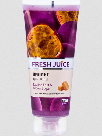 Body Peeling Passion Fruit & Brown Sugar Fresh Juice Elfa Pharm | Belcosmet