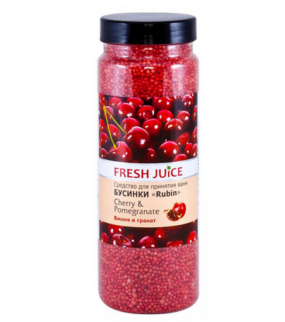 Bath Beads Cherry & Pomegranate Superfood Fresh Juice - Belcosmet
