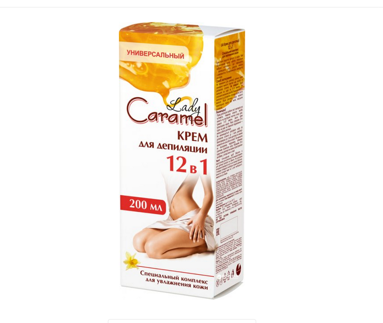 Depilatory Hair Removal Cream 12 in 1 Universal Lady Caramel - Belcosmet