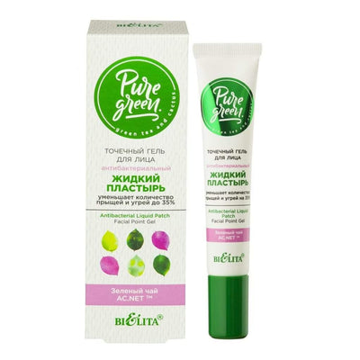 Antibacterial Point Gel Facial Liquid Patch Pure Green Belita | Belcosmet