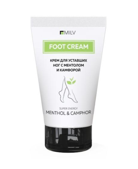 Cream for Tired Feet with Menthol and Camphor Milv