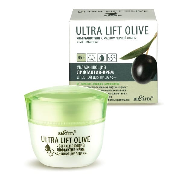 ULTRA LIFT OLIVE Hydrating Lift Active Face Day Cream 45+ 50 ml | Belcosmet
