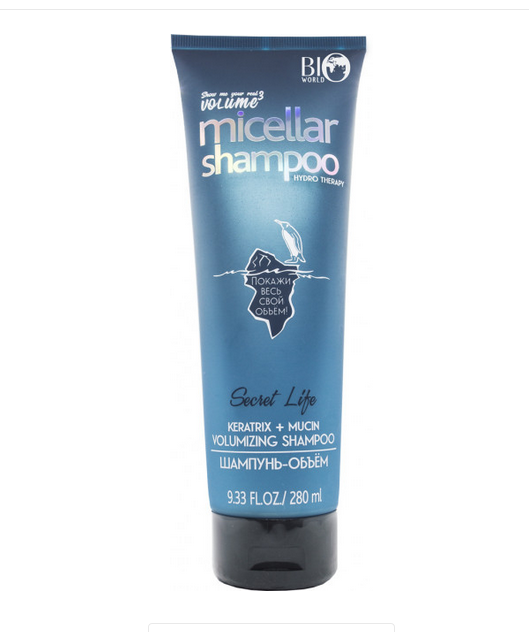 Shampoo Volume Keratrix & Mucin Detox Therapy Bio World | Belcosmet