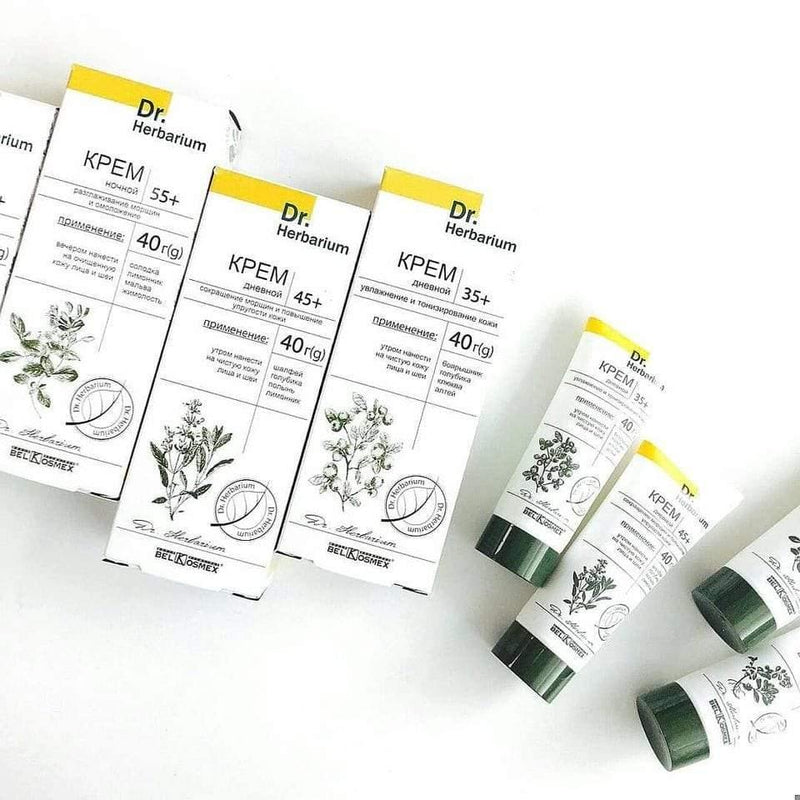 Day Cream 45+ Reducing Wrinkles and Increasing Skin Elasticity Dr.Herbarium BelKosmeX | Belcosmet