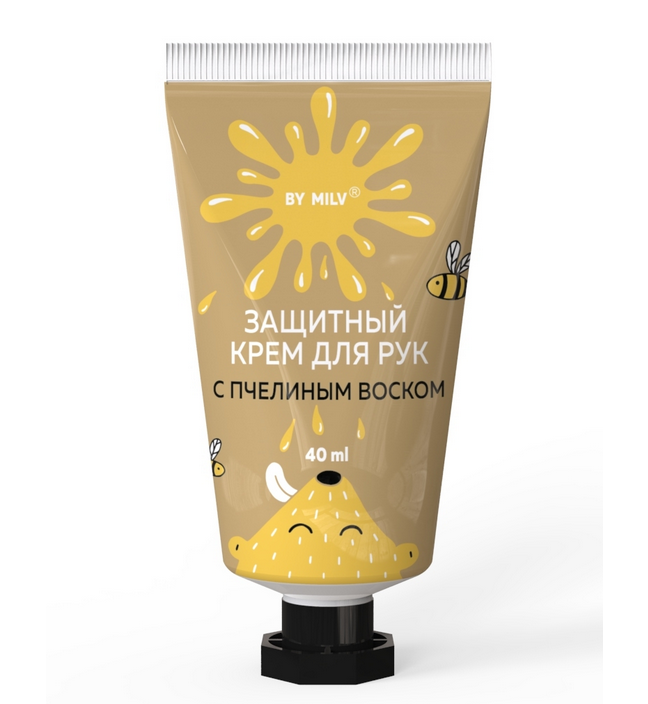 Protective Hand Cream with Beeswax Honey Cedar Milv