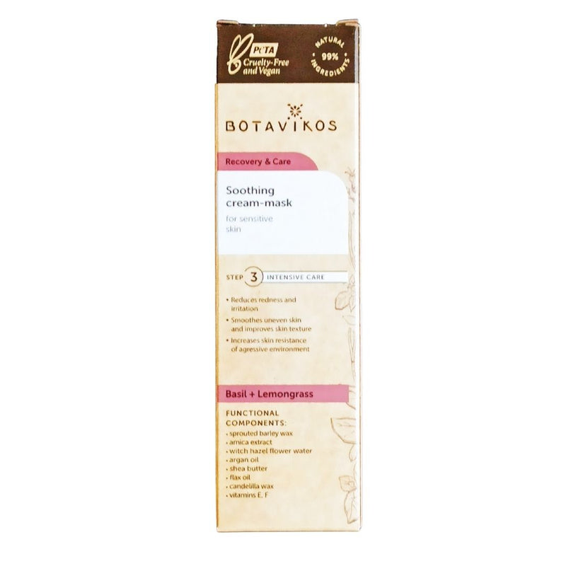 Soothing Face Mask for Sensitive Skin Recovery and Care Botavikos