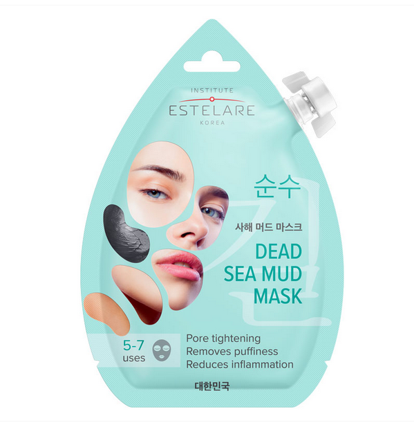Dead Sea Mud Mask for Face Soothing Korean Estelare - Belcosmet
