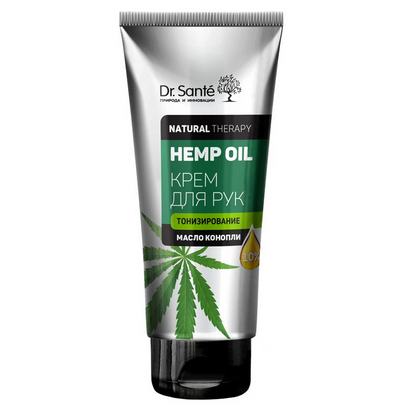 Toning Hand Cream Hemp Oil Natural Therapy Dr.Sante - Belcosmet