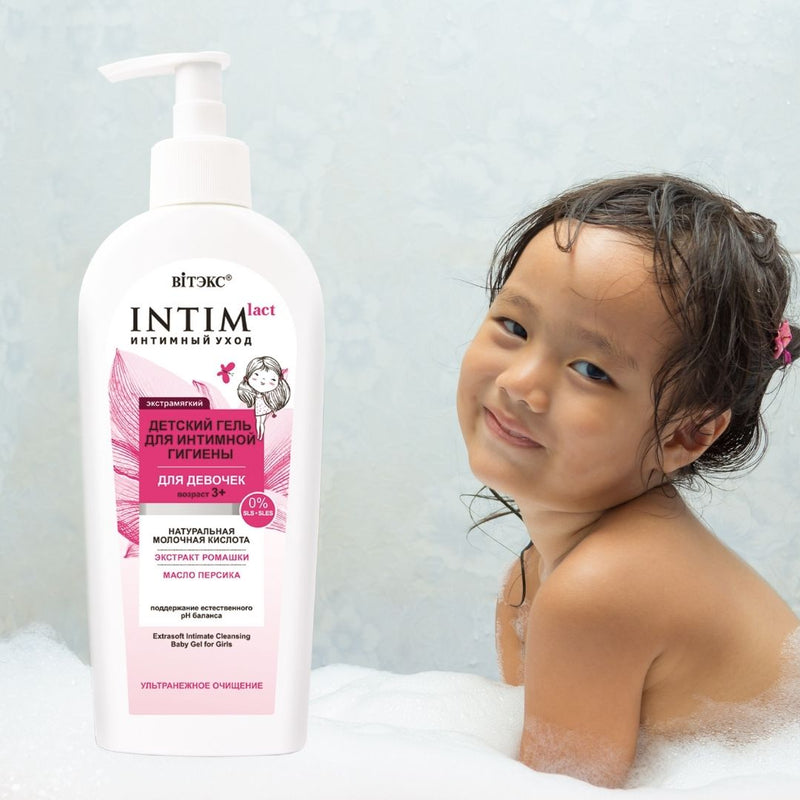 Extra Soft Hygiene Gel For Girls, 3+, Intimlact Belita