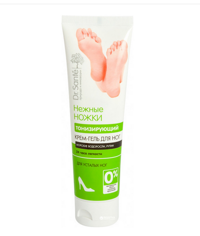 Toning Cream Gel for Foot Gentle Legs Dr.Sante - Belcosmet