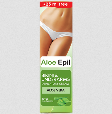 Depilatory Cream for Bikini and Underarms Aloe Epil