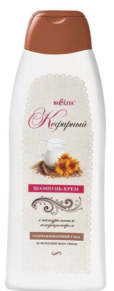 Cream Shampoo Kefir with Natural Conditioner Belita | Belcosmet