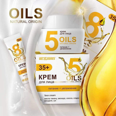 Eye Cream Nutrition Moisturising 35+ Oils Natural Origin BelKosmeX | Belcosmet