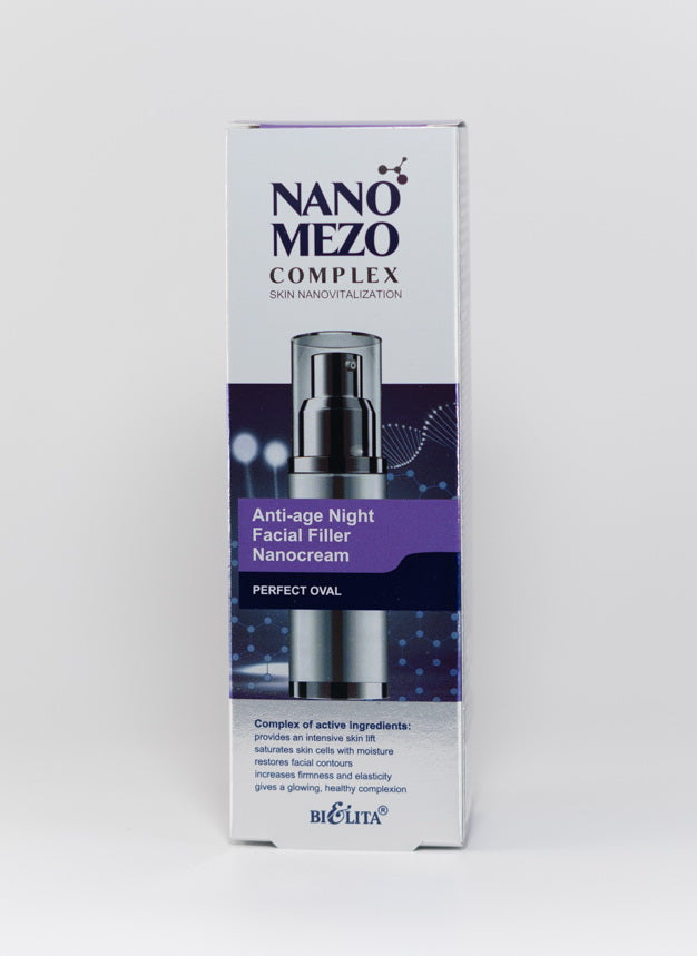 Nano Facial Night Cream Filler Anti Aging Perfect Oval Belita | Belcosmet