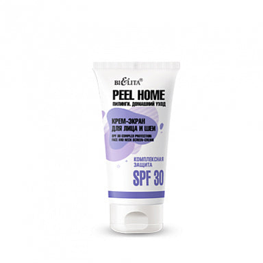 Face and neck cream SPF 30 "All-round protection" "Peel Home" Belita