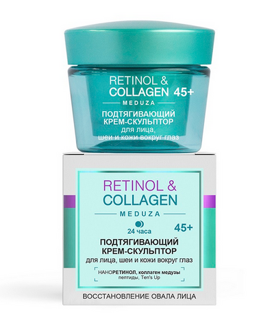 Firming Cream Sculptor for Face Neck and Eyes Retinol & Collagen Meduza Vitex Belita - Belcosmet