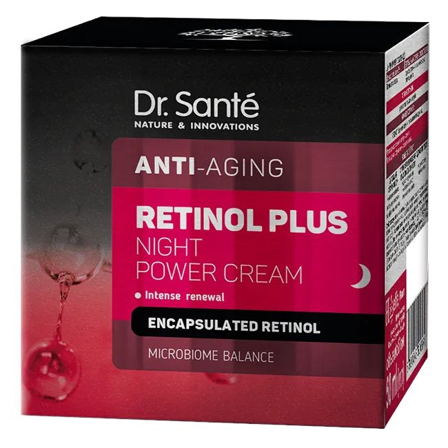 Dr. Sante Retinol Plus. Anti-Aging Night Power Cream, 50 ml