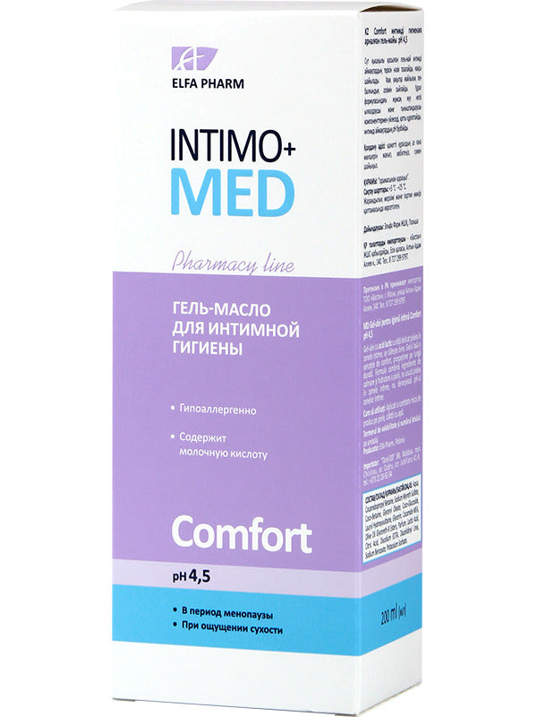 Elfa Pharm "Intimo+Med" Intimate Care Gel Oil "Comfort", 200 ml
