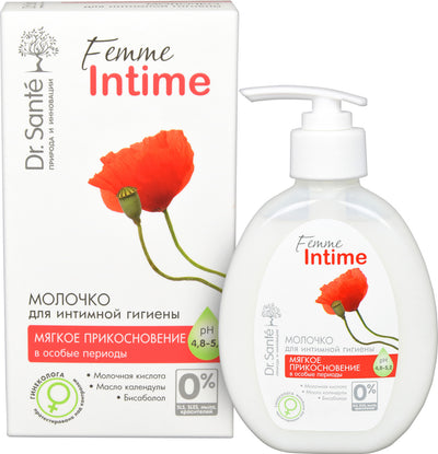 Dr.Sante Femme Intime Intimate Care Milk Soft Touch, for special periods, 230 ml