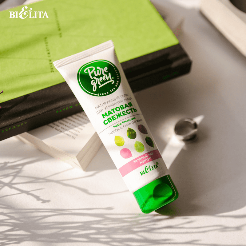 Mattifying Facial Wash Gel Matte Fresh Pure Green Belita | Belcosmet