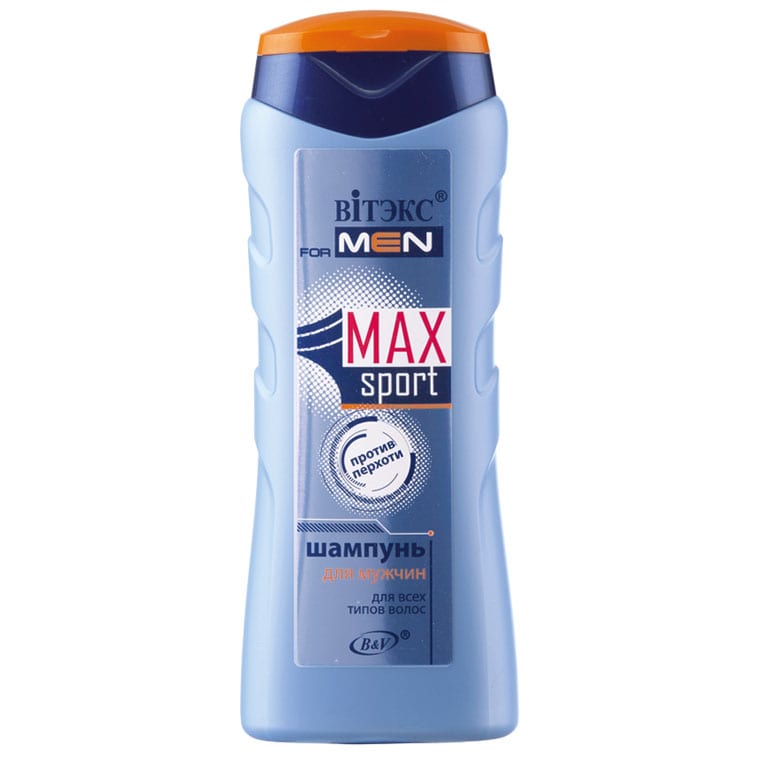 Shampoo for men for all hair types Max Sport | Belcosmet