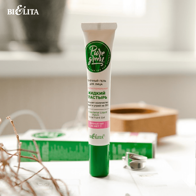 Antibacterial Point Gel Facial Liquid Patch Pure Green Belita | Belcosmet