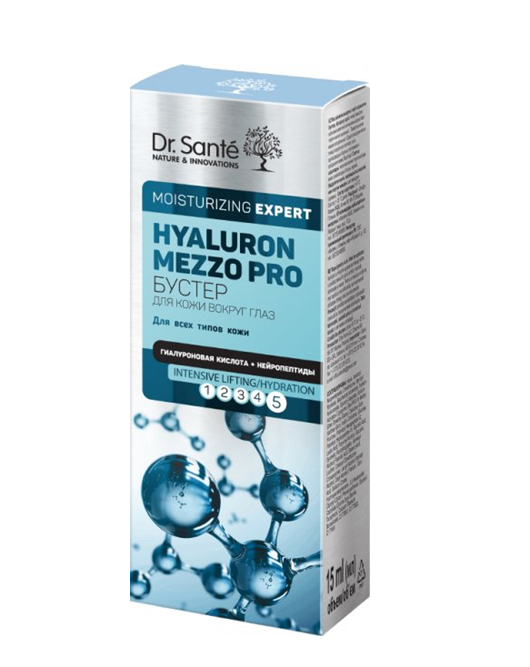 Booster for the Skin Around the Eyes Hyaluron Mezzo Pro Dr.Sante