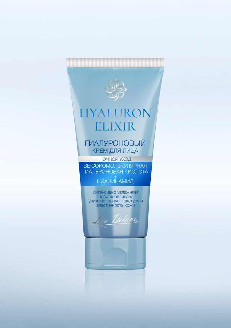 Hyaluronic Night Face Cream Hyaluron Elixir Liv Delano | Belcosmet
