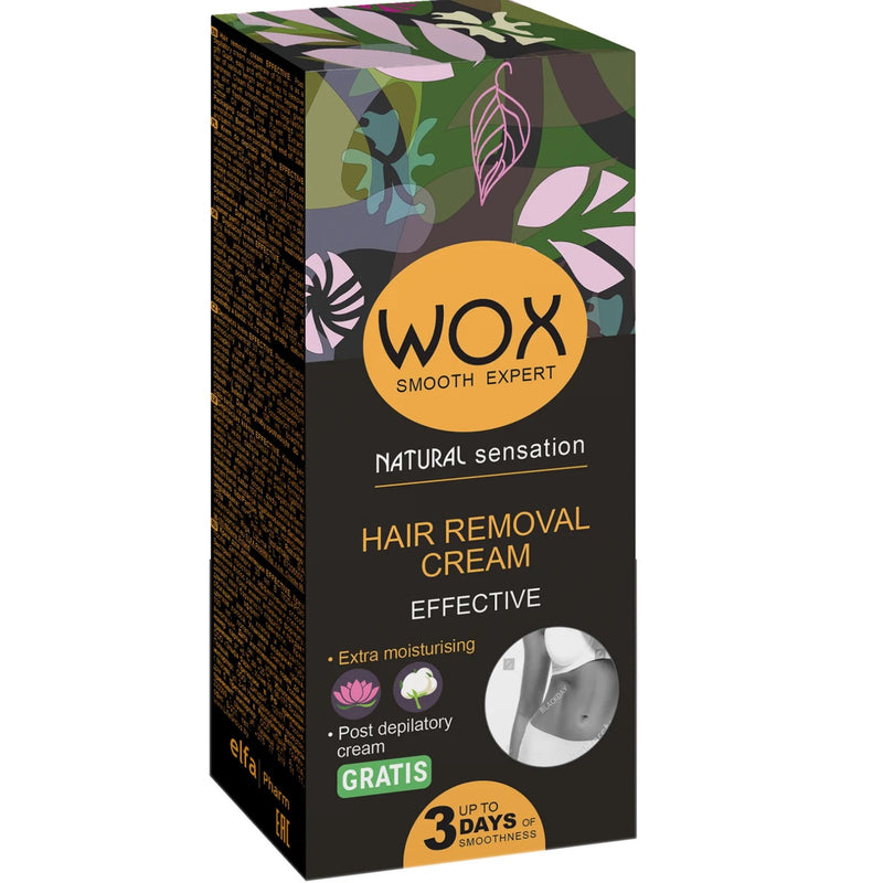 Elfa Pharm Body Hair Removal Cream Effective WOX Smooth Expert, 50ml