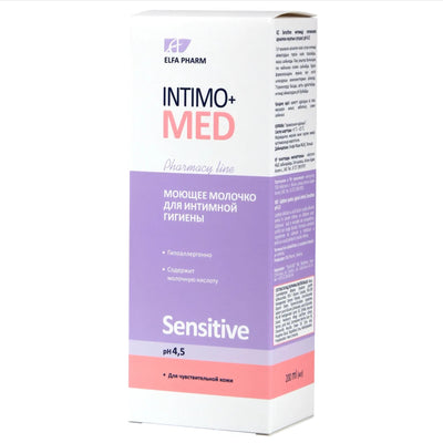 Elfa Pharm "Intimo+Med" Intimate Care Milk "Sensitive", 200 ml