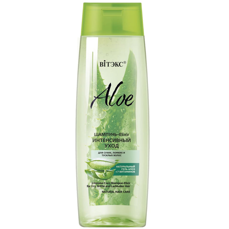 Shampoo Elixir Intensive Care for Dry Damaged and Dull Hair Aloe 97% Belita | Belcosmet