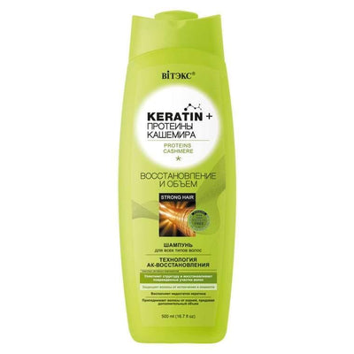 Keratin + Proteins Cashmere Shampoo Restoration and Volume Belita | Belcosmet