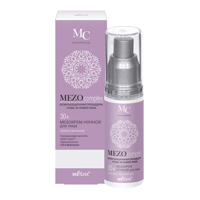 Night Cream Deep Hydration Cell Renewal Hyaluronic Acid 30+ MezoComplex Belita | Belcosmet