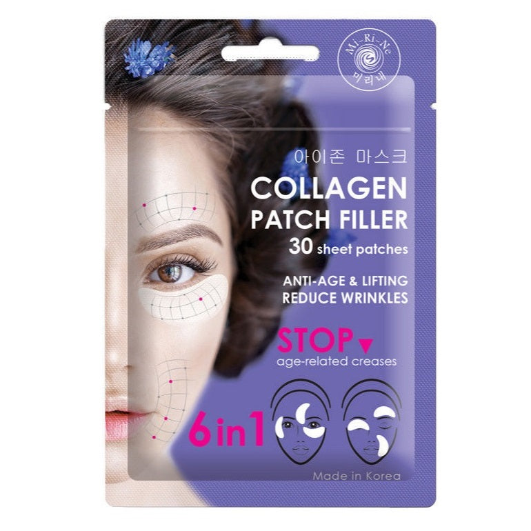 MI-RI-NE Collagen Filler Eye Patches 6-in-1, 30 pcs, 25g